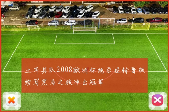 土耳其队2008欧洲杯绝杀逆转晋级续写黑马之旅冲击冠军